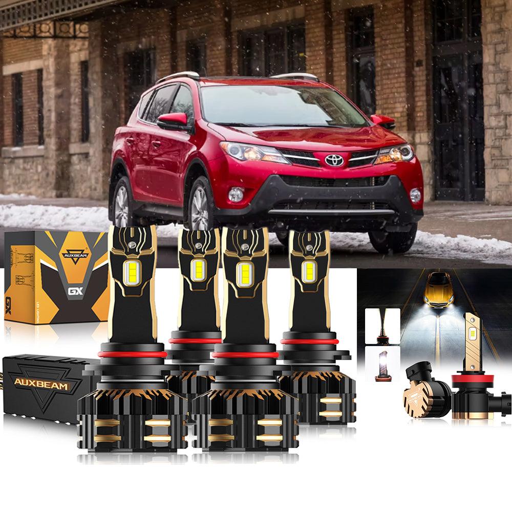 Paquete de bombillas LED para faros delanteros Toyota RAV4 2013-2015 9005