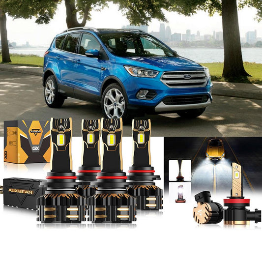 For 2018-2019 Ford Escape 9005 LED Headlight Bulbs Bundle 
