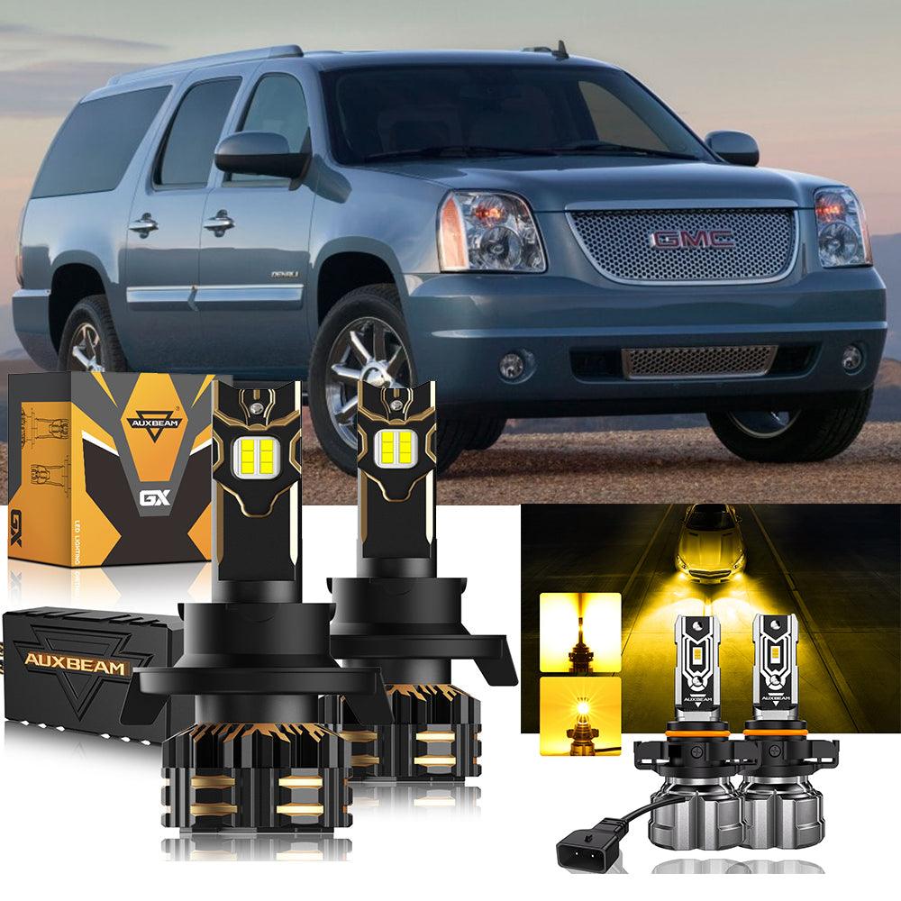 For 2007-2014 GMC Yukon XL 1500 H13 LED Headlight Bulbs Bundle