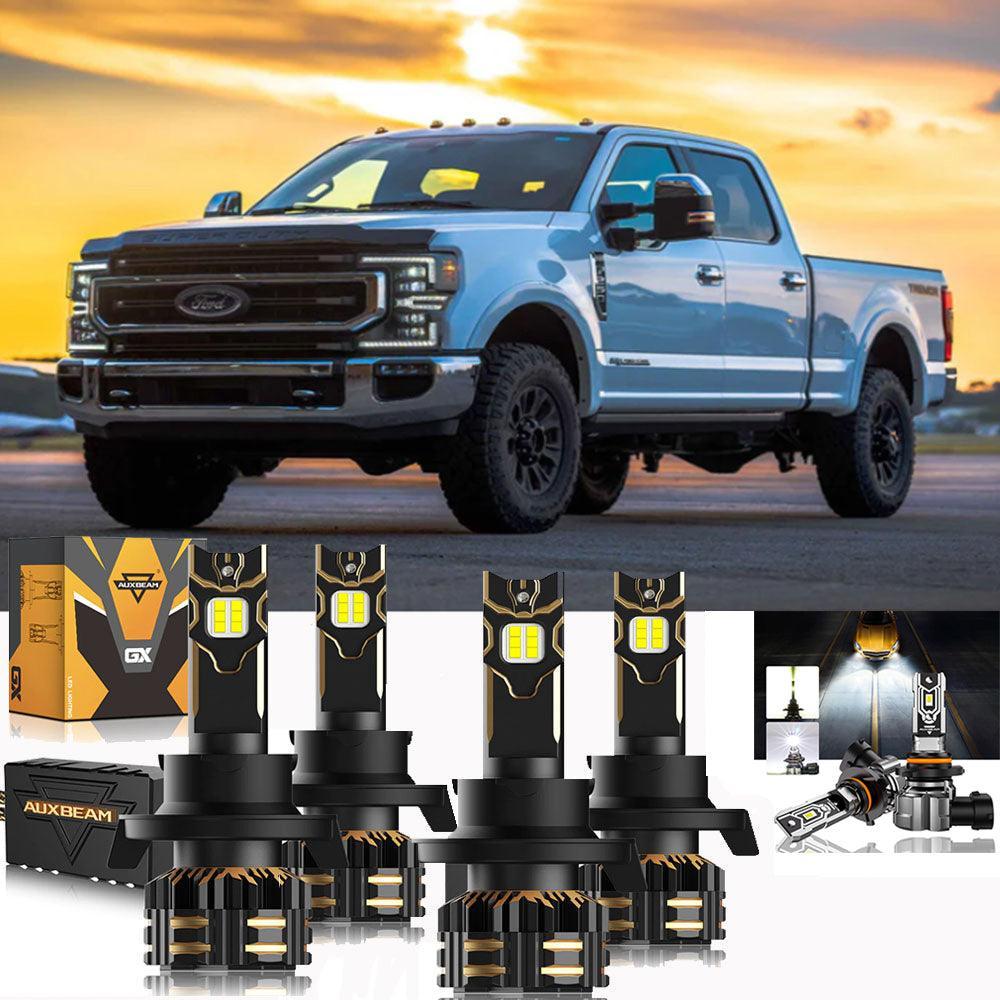 Paquete de bombillas LED para faros delanteros Ford F-250 Super Duty H13 2020 