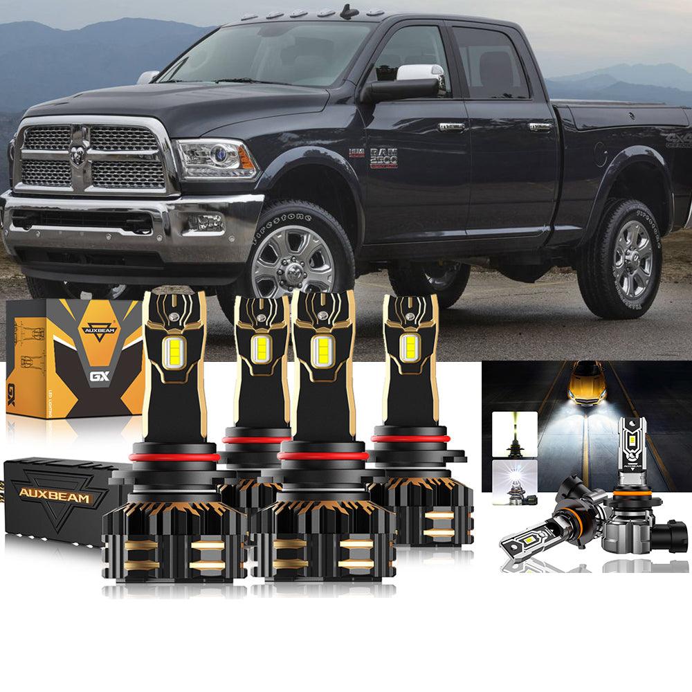 For 2016-2017 Ram 2500 (with projector-type headlights) 9005 9005 LED Headlights Bulbs Bundle 