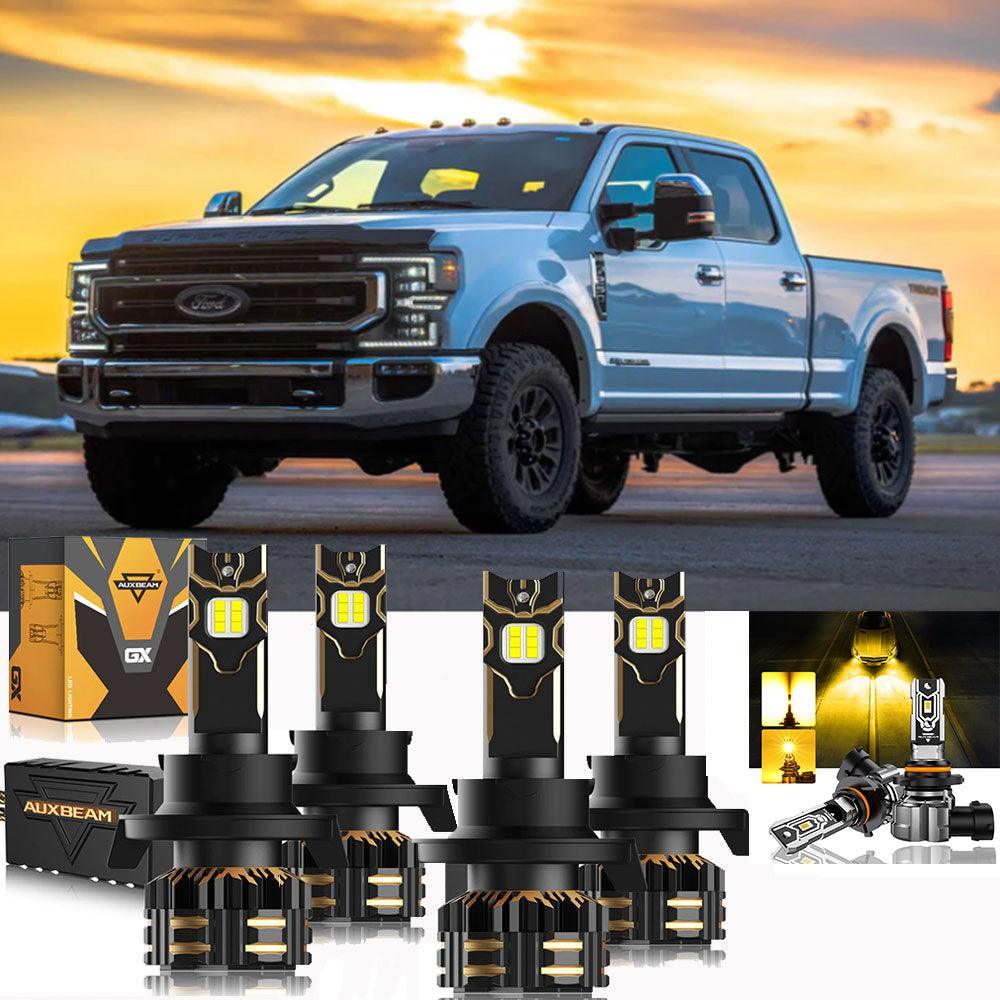 Paquete de bombillas LED para faros delanteros Ford F-250 Super Duty H13 2020 