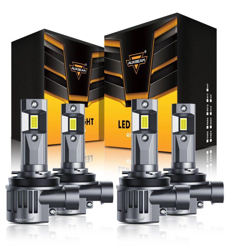 1:1 Halogen Size Q20 Series 22000LM 90W LED Headlight Bulbs 6500K Cool White