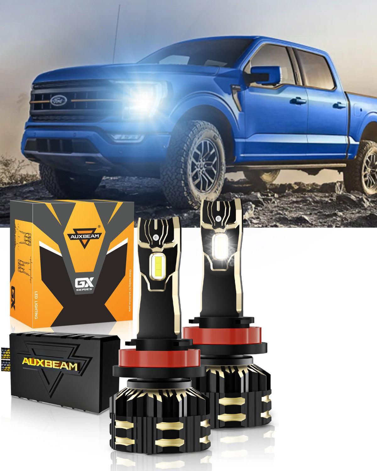 Para Ford F-150 2015-2020 9005 H11 Paquete de bombillas LED para faros delanteros 