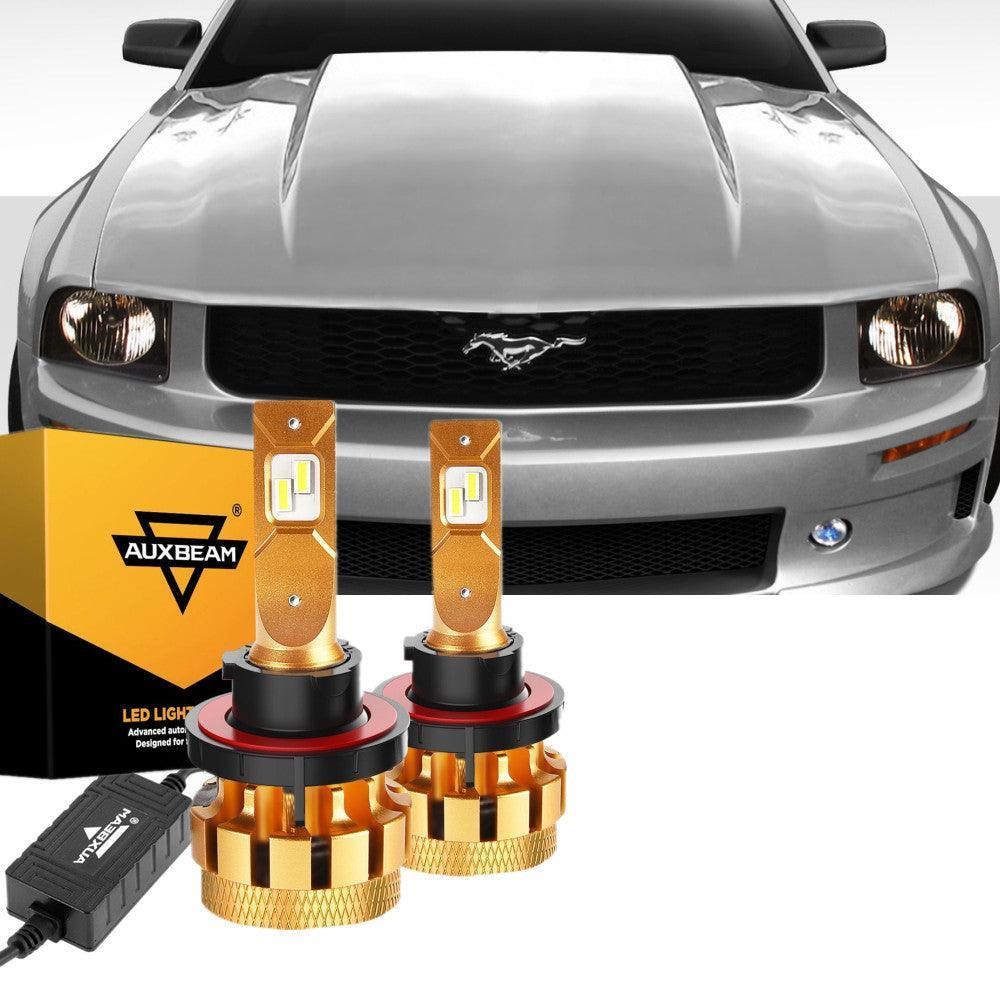 Para Ford Mustang (Base) F-16 Plus Series 2005-2006 Canbus integrado grado automotriz 14000LM bombillas LED paquete de haz alto y bajo