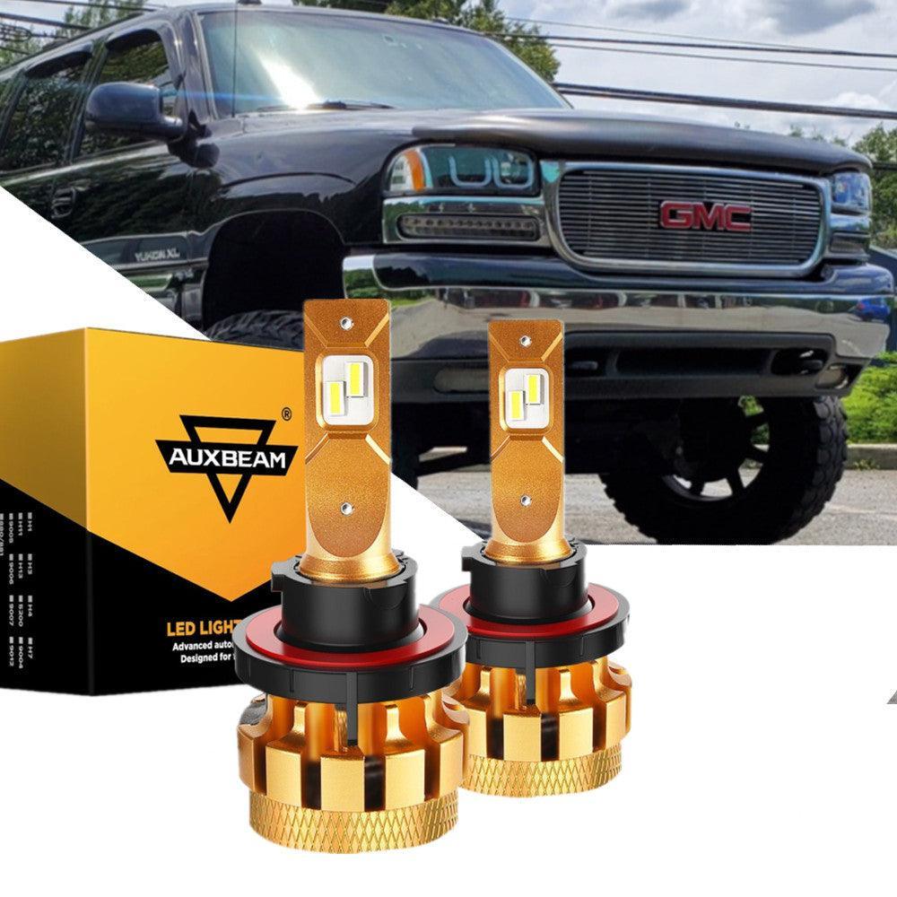 Para 2007-2013 Yukon XL 2500 F-16 Plus Series Canbus incorporado grado automotriz 14000LM bombillas LED paquete de haz alto y bajo