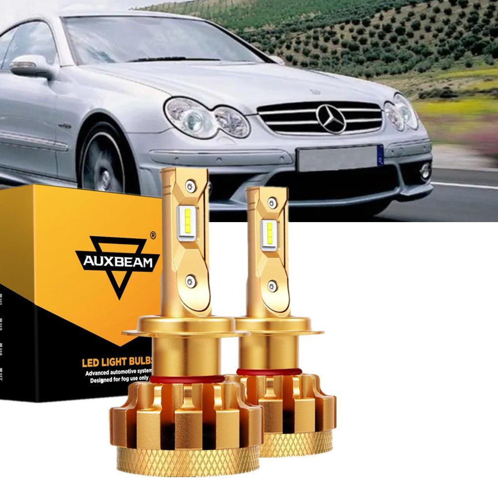 Para Mercedes-Benz CLK63 AMG 2007-2009 con faros halógenos serie F-16 Plus bombillas LED Canbus integradas paquete de haz alto y bajo