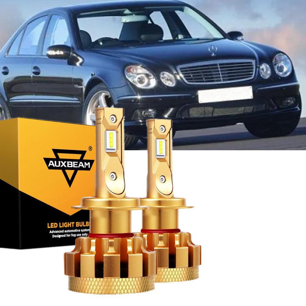Para Mercedes-Benz E55 AMG 2000-2006 con faros halógenos serie F-16 Plus bombillas LED Canbus integradas paquete de haz alto y bajo