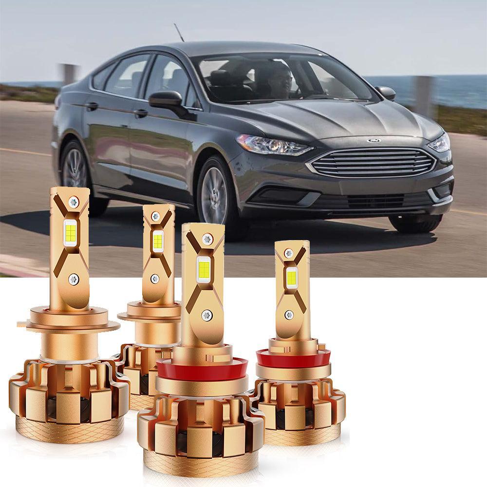Para Ford Fusion F-16 Plus Series 2006-2017 Canbus incorporado grado automotriz 14000LM bombillas LED paquete de haz alto y bajo