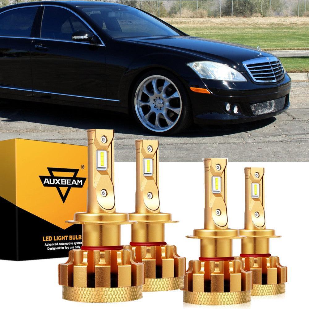 Para Mercedes-Benz R550 2008 con faros halógenos serie F-16 Plus bombillas LED Canbus integradas paquete de haz alto y bajo