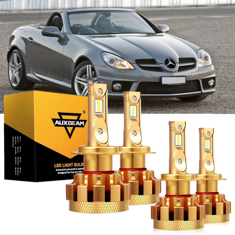 Para Mercedes-Benz SLK300 2009-2016 con faros halógenos serie F-16 Plus bombillas LED Canbus integradas paquete de haz alto y bajo