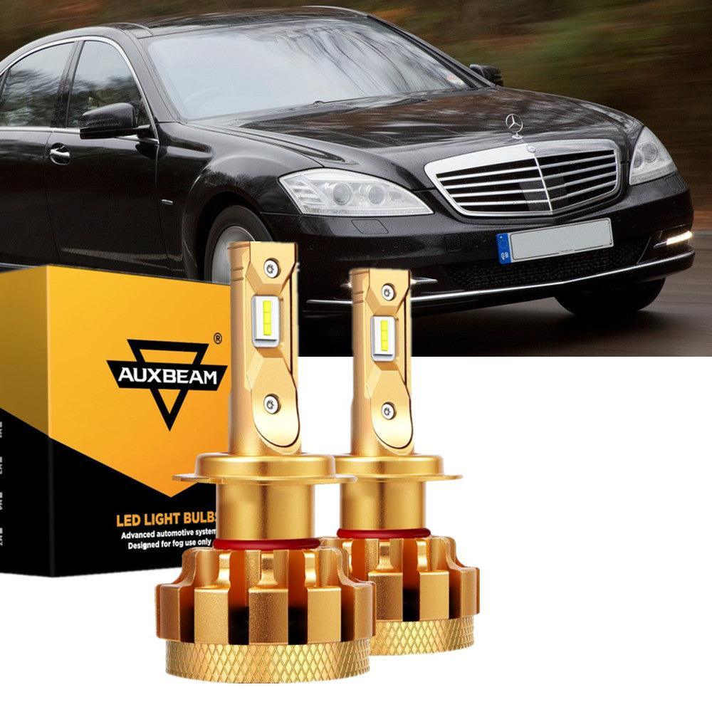 Para Mercedes-Benz S500 2000-2006 con faros halógenos serie F-16 Plus bombillas LED Canbus integradas paquete de haz alto y bajo