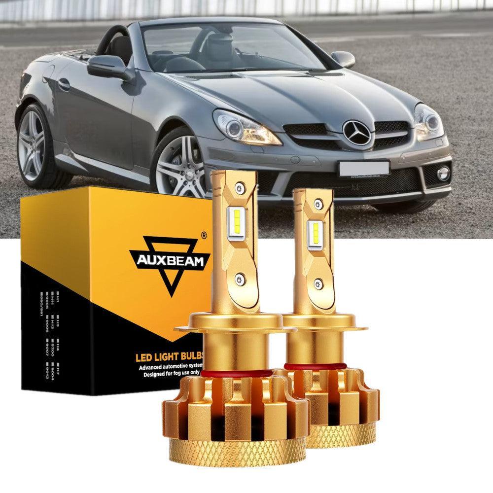 Para Mercedes-Benz SLK300 2009-2016 con faros halógenos serie F-16 Plus bombillas LED Canbus integradas paquete de haz alto y bajo