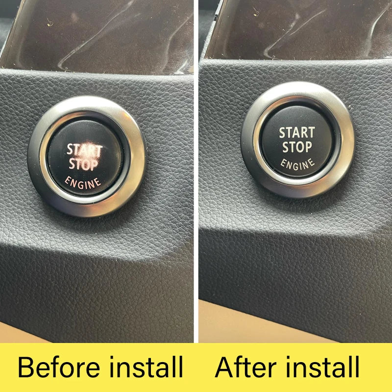 Fit for BMW E87 E60 E83 E84 E89 E90 E91 E92 E93 Car Engine Start Button Replace Cover Stop Switch Accessories car Decor