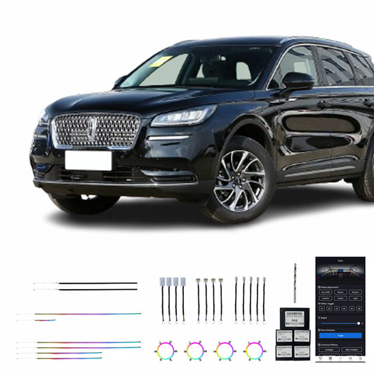 Lincoln 20 22 Nautilus Corsair Edition LED 25 Lampes Éclairage Ambiant Haute Qualité Intérieur Voiture Refit
