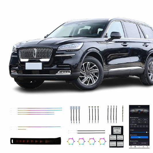 Lincoln 20-23 Aviator Starlink 25 Lumières Pour Modifications De Voiture Dorigine Ambiance Intérieure De Haute Qualité