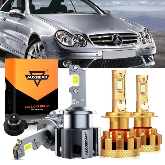 Para Mercedes-Benz CLK550 2007-2009 con faros HID, paquete de bombillas LED de haz alto y bajo