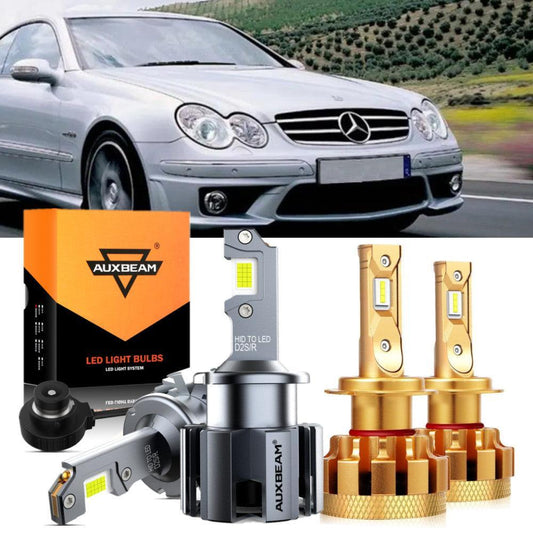 Para Mercedes-Benz CLK63 AMG 2007-2009 con faros HID, bombillas LED, paquete de haz alto y bajo