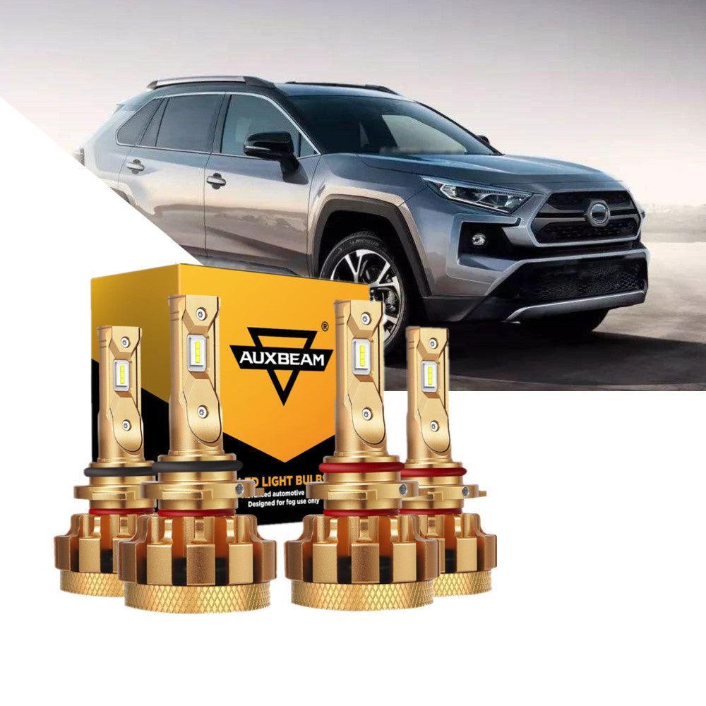 Para Toyota RAV4 F-16 Plus Series 2006-2015 Canbus incorporado grado automotriz 14000LM bombillas LED paquete de haz alto y bajo