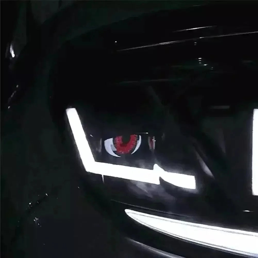 2Inch Devil Eye LED Kit Car Dynamic Lights With Remote Control Eyes Retrofit Kits Headlight Assembly Auto Accessories