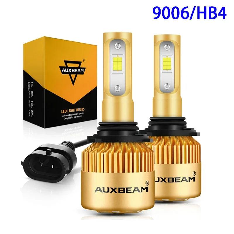 AUXBEAM 1pair 72W 10000LM Car LED HeadLight Bulbs Fog Light H7/H8/H9/H11/9005/9006