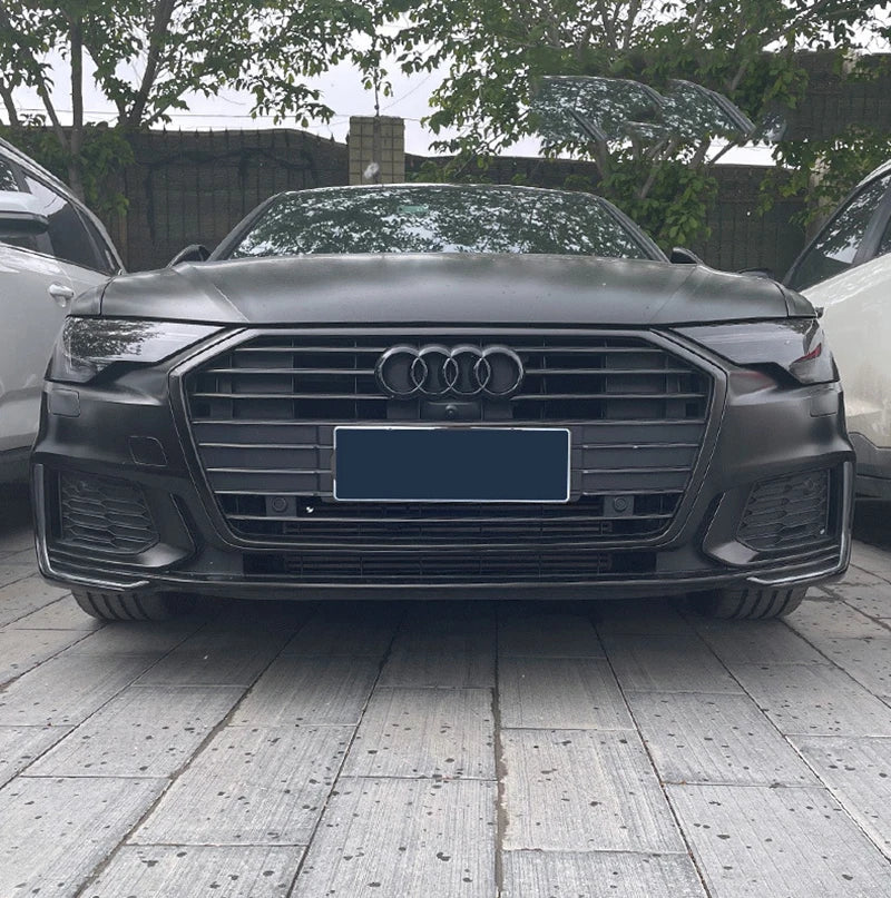 4 Rings Logo ABS Chrome Black Car Front Hood Emblem Bonnet Badge Rear Trunk Badge For Audi A3 A4 A5 A6 A7 A1 Q2 Q3 Q5 Q7 Q8 TT