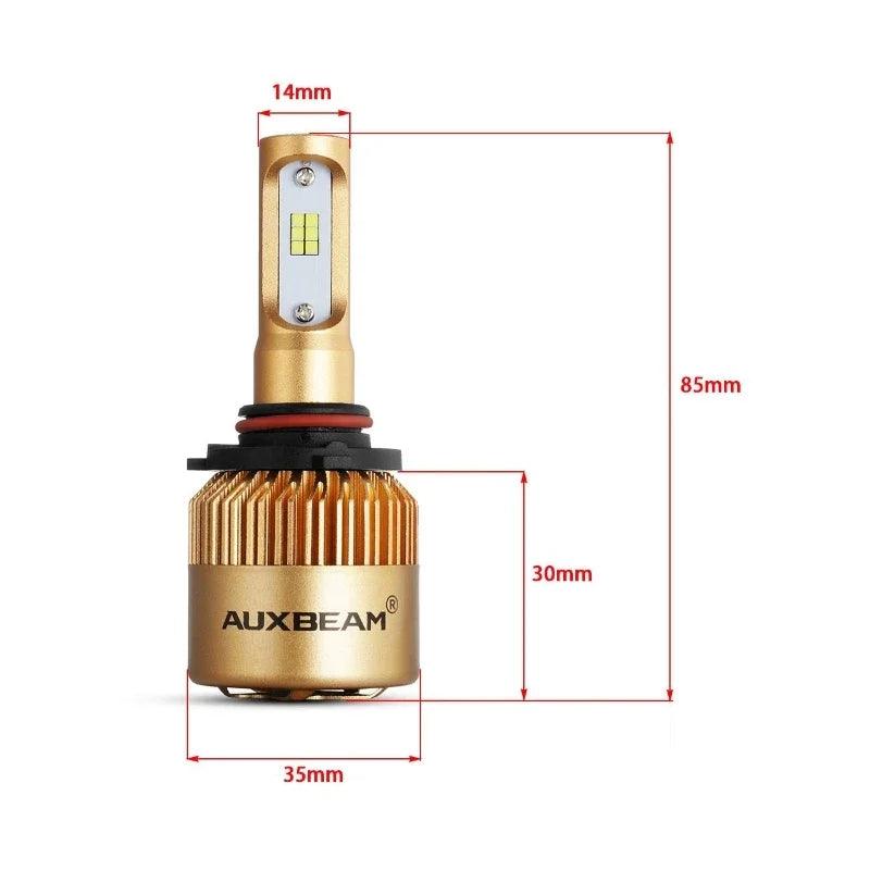 AUXBEAM 1pair 72W 10000LM Car LED HeadLight Bulbs Fog Light H7/H8/H9/H11/9005/9006