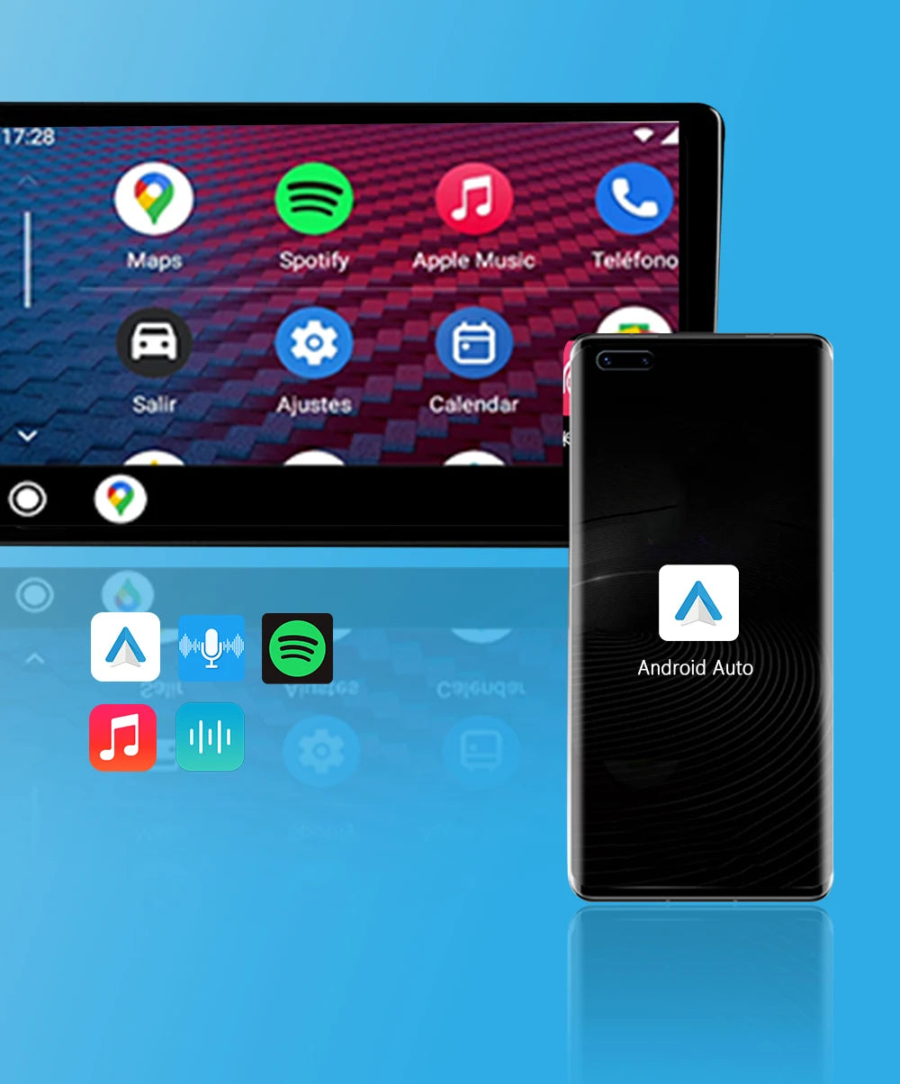 Wireless Android Auto Carplay Adapter 2in1 Dongle Play&Plug For Audi Buick Cadillac Chery Chevrolet Ford GMC Haval Honda Kia MG