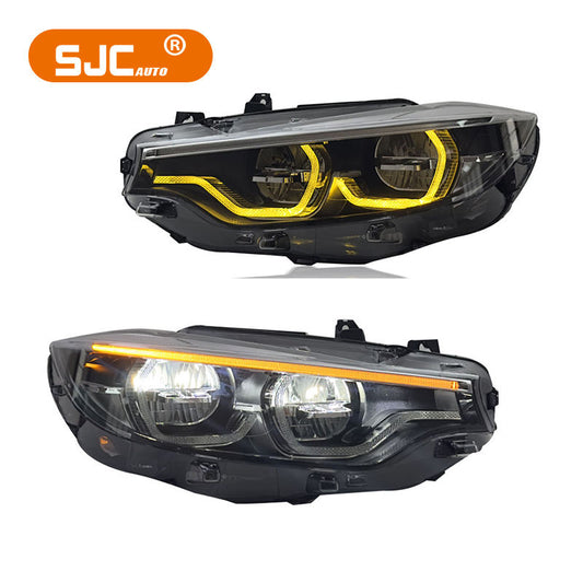 SJC Pour BMW 4 Series F32 F36 F80 M4 F82 Phares LED 2013-2019