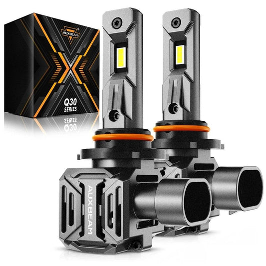 AUXBEAM 110W LED Headlight Bulbs H7 H11 9005 9006 LED Bulbs 24000LM 6500K Cool White Integrated LED Light Bulb Q30 SERIES