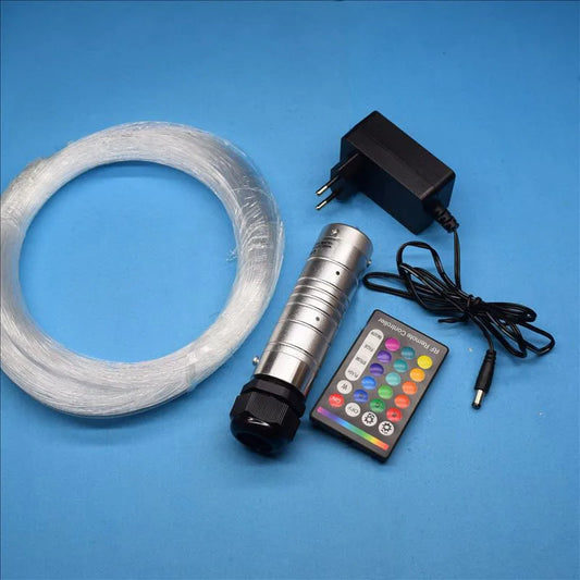 DC12V 6W RGBW APP Control Car Light Engine With PMMA Fiber Optic Cable Kit For Car And Home Star Starry Sky Effect Ceiling