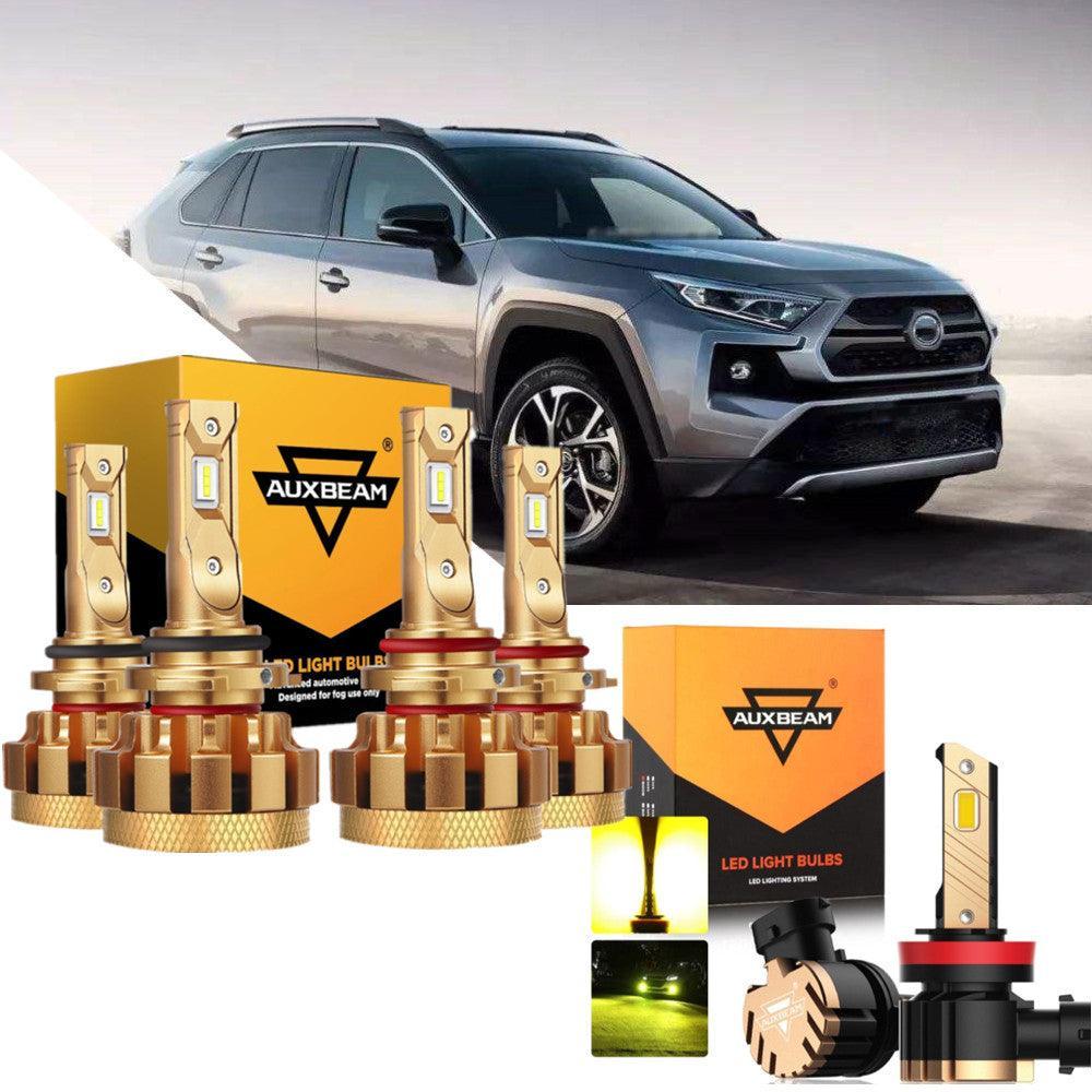 Para Toyota RAV4 F-16 Plus Series 2006-2015 Canbus incorporado grado automotriz 14000LM bombillas LED paquete de haz alto y bajo
