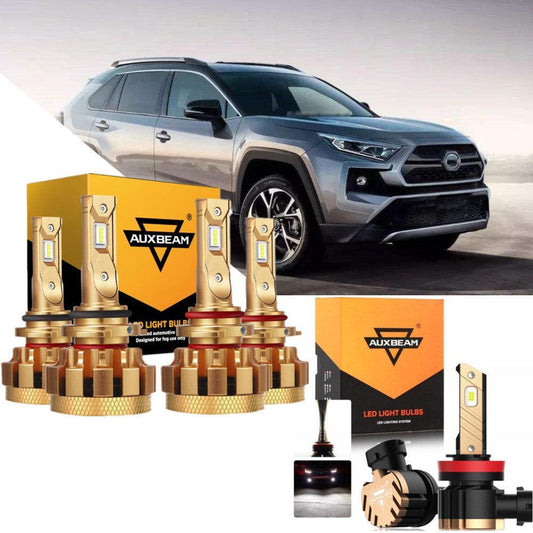 Para Toyota RAV4 F-16 Plus Series 2006-2015 Canbus incorporado grado automotriz 14000LM bombillas LED paquete de haz alto y bajo