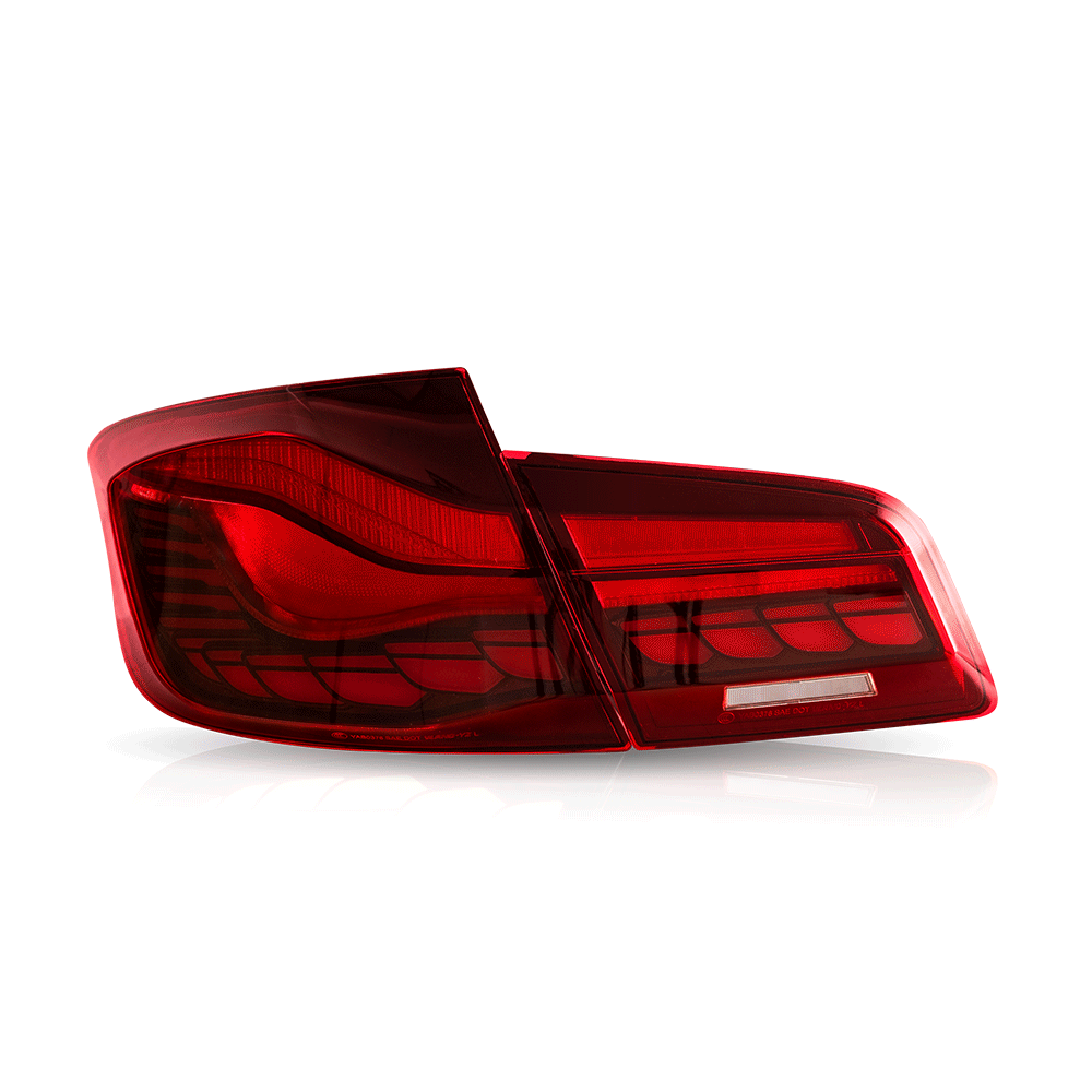 LED Tail Lights Assembly With Dynamic Welcome Light [CS Style] For 2011-2017 BMW 5 Series M5 6th Gen (F10 F18)