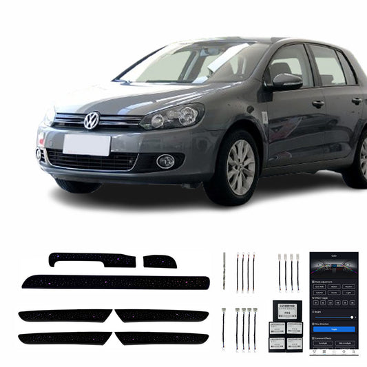 Volkswagen 08 13 Golf 6 Star 20 Lumières Option Dragon Scale Klaxon Lumière Ambiante Intérieur De Voiture