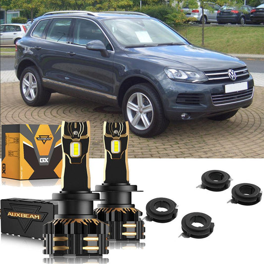 For 2010-2014 Volkswagen Touareg 2 (7P5, 7P6) H7 LED Headlight Bulbs 