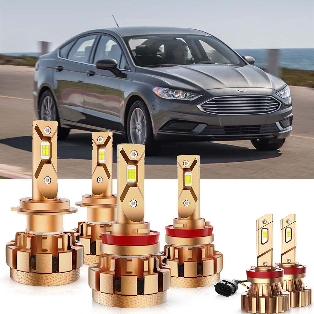 Para Ford Fusion F-16 Plus Series 2006-2017 Canbus incorporado grado automotriz 14000LM bombillas LED paquete de haz alto y bajo