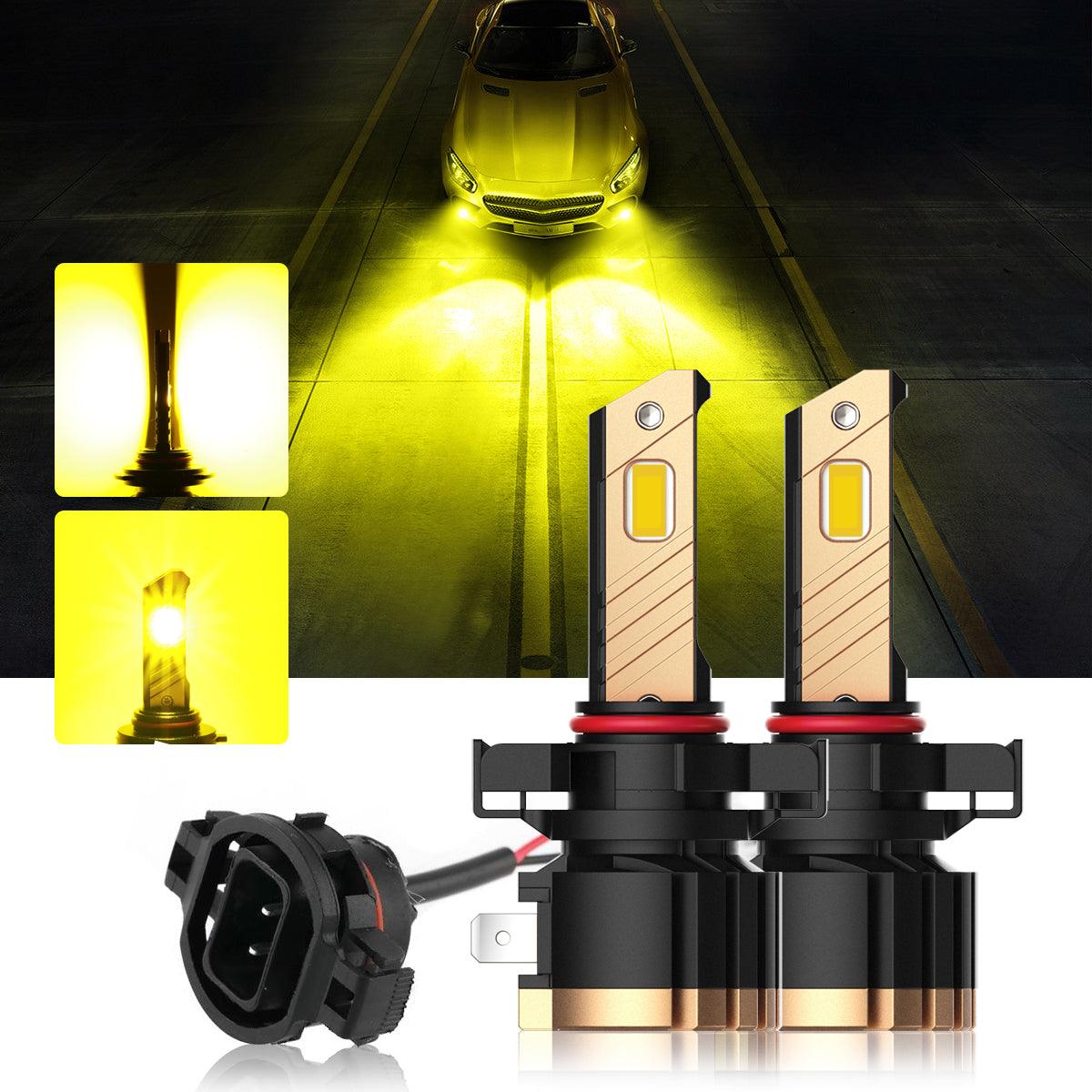 For 2008-2013 GMC Sierra 1500 9005 H11 LED Headlight Bulbs Bundle