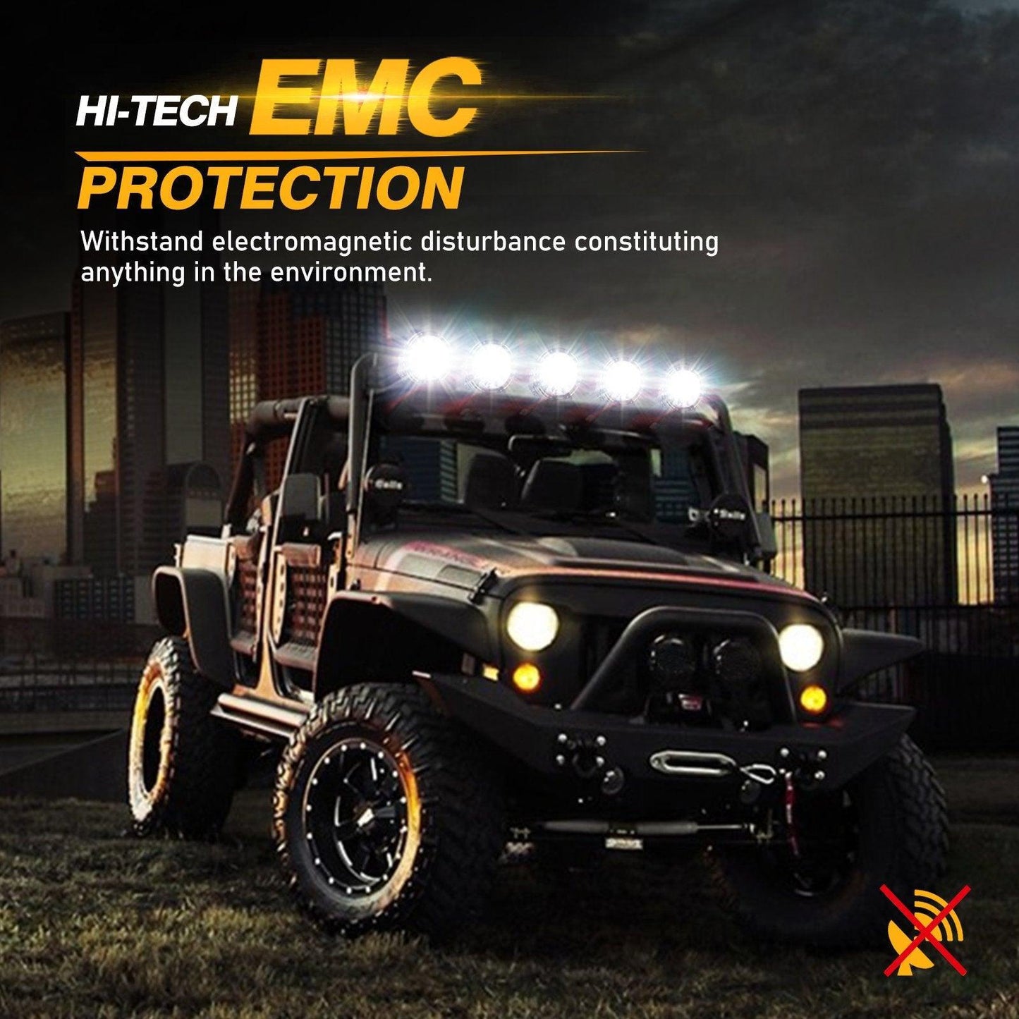 360-PRO Series | 7 Inch 230W 33332LM Custom Lens Offroad LED Driving Lights 