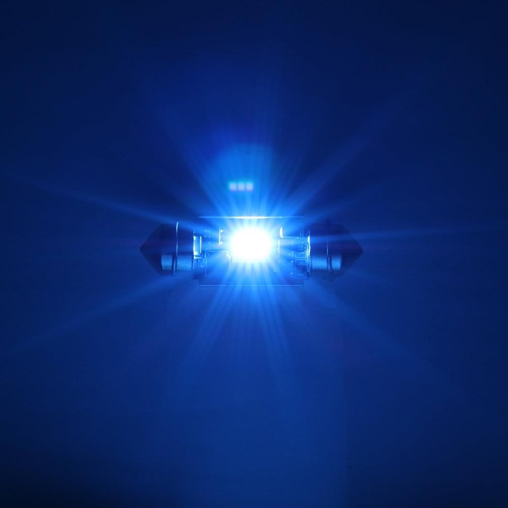 🆕(2pcs/set) Dual Color Switchback 36MM DE3174 3425 6461 11005 12854 1.42" 1860CSP 6500K Cool White& Ice Blue LED Festoon Canbus For Interior Dome Map License Plate Bulbs