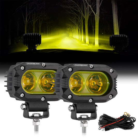 R4 Series 4 Pouces 60W LED Pods Lumière Ambre Flood Beam