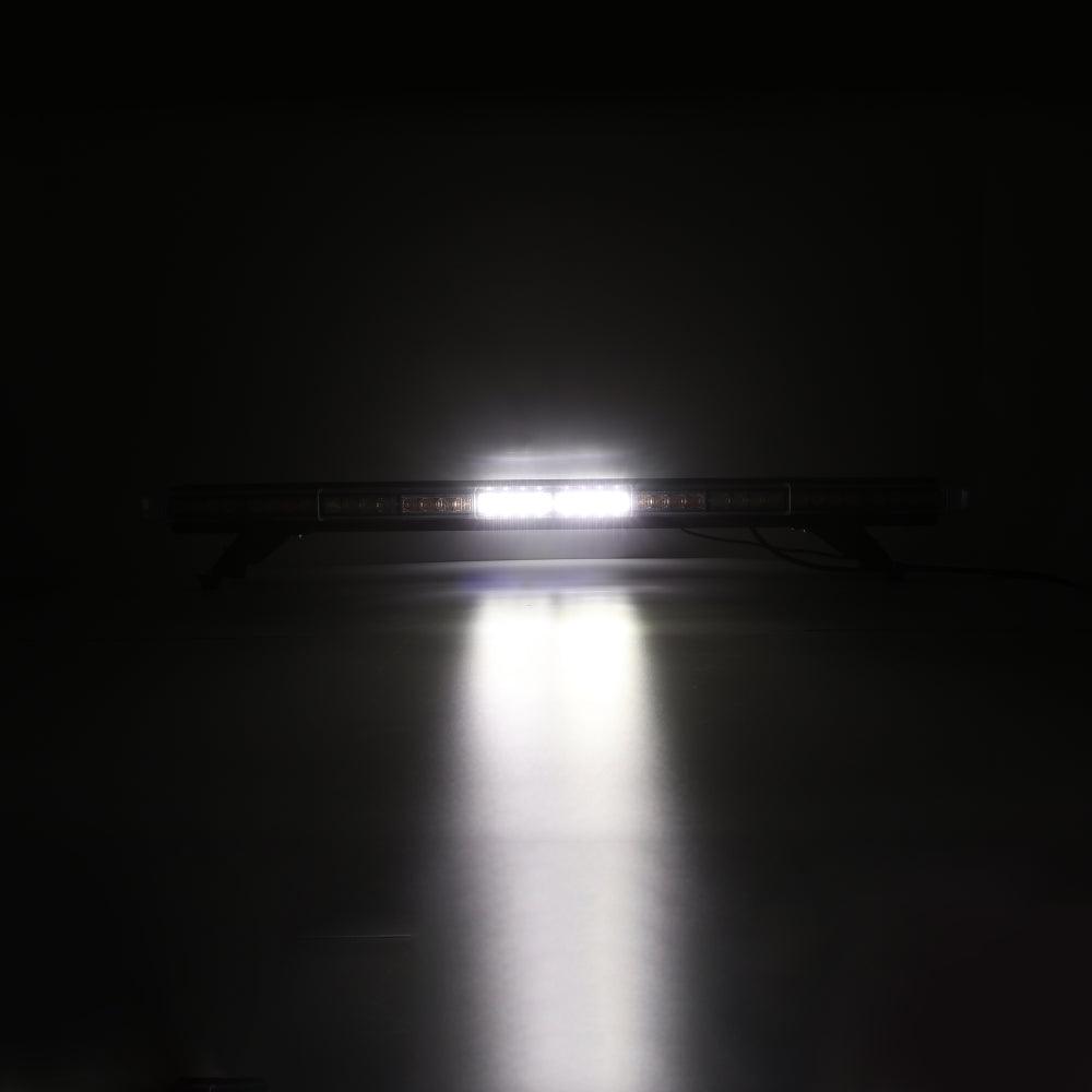 47 Inch Rooftop Strobe Flashing Light Bar with Mounting Brackets 20 Flashing Modes Emergency Safety Warning Caution Beacon Lights