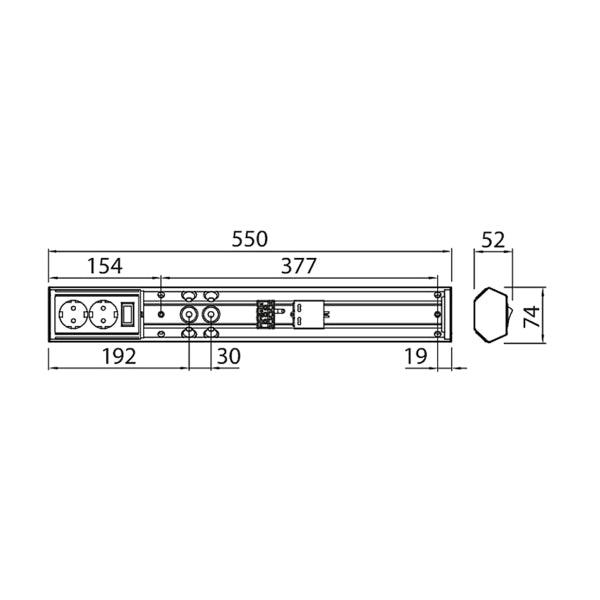 Universal lamp Airam Handy 550 8W, 800 lm - SPEED LIGHT