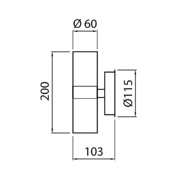 Wall lamp Airam Alppila 2S, GU10 - SPEED LIGHT