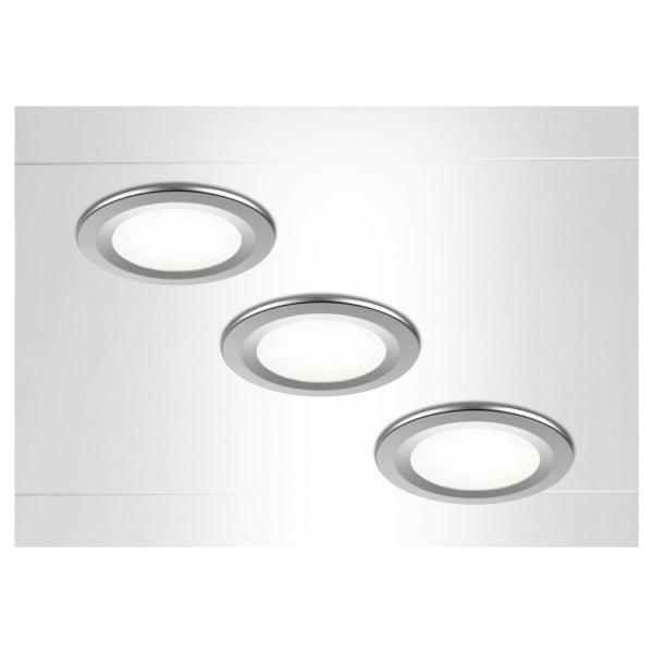 Downlight set Airam Auri, IP20 / 9W, 3 pcs - SPEED LIGHT