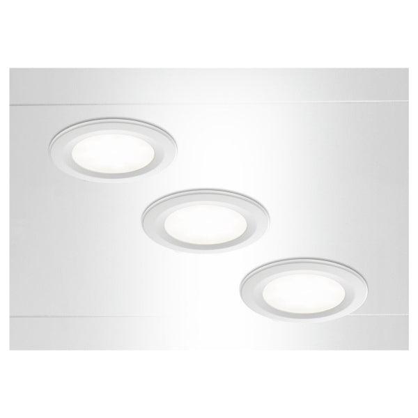 Downlight set Airam Auri, IP20 / 9W, 3 pcs - SPEED LIGHT