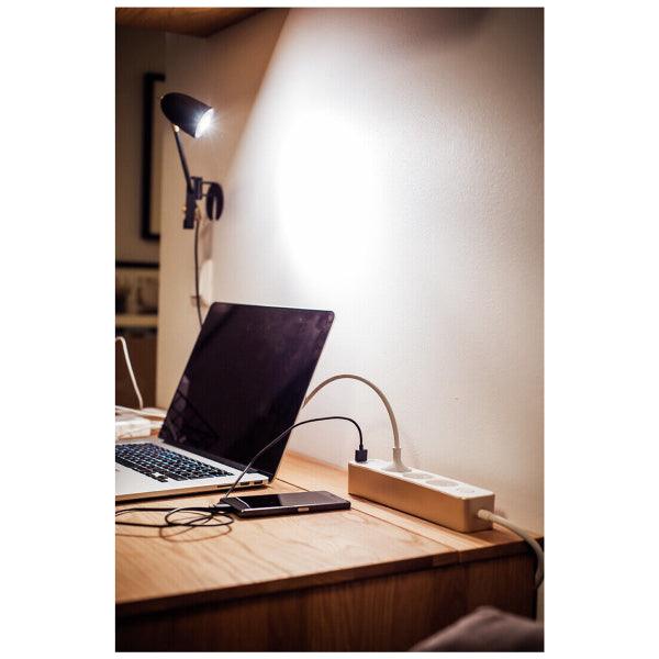 Extension cable Airam Bene, 3-OS + 2xUSB, 1.5 m / IP20 - SPEED LIGHT