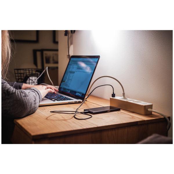 Extension cable Airam Bene, 3-OS + 2xUSB, 1.5 m / IP20 - SPEED LIGHT