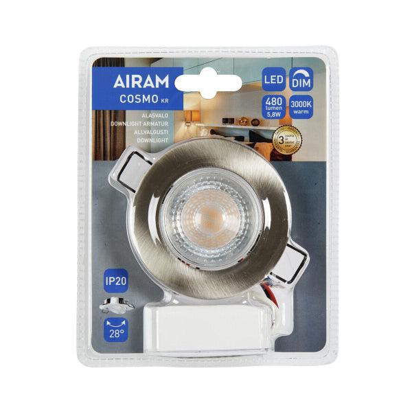 Spotlight Airam Cosmo Tilt 5.8W, 480 lm, Dimmable - SPEED LIGHT