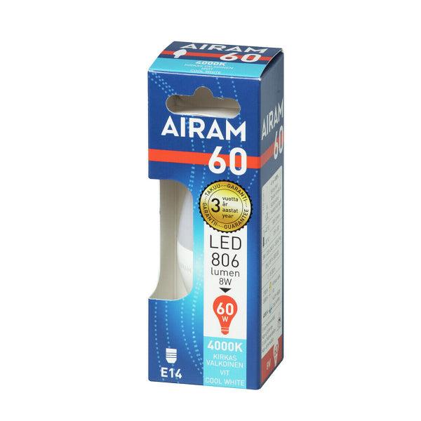 LED lamp Airam E14 Candle, 4000K - SPEED LIGHT